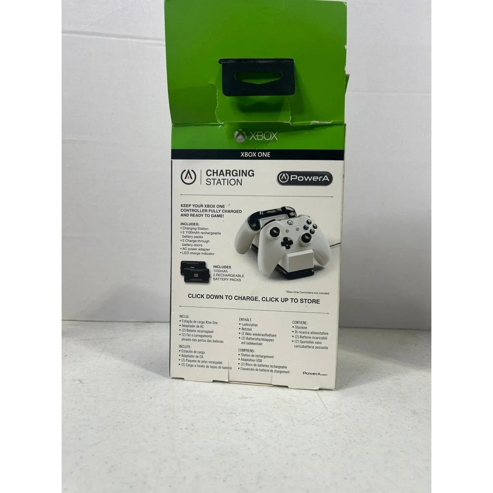 PowerA Xbox One Dual Charging Station White Black 1500003